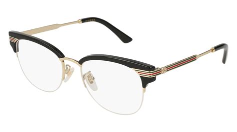 gucci gold rimmed glasses|Gucci personality glasses.